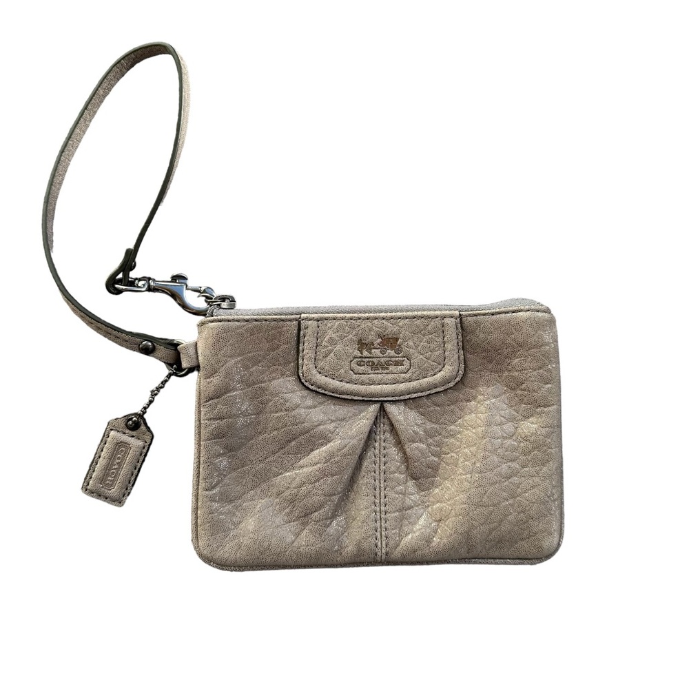 EUC - Coach Madison Shimmer Wristlet